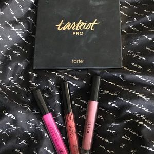 Tarteist PRO palette + 3 lippies